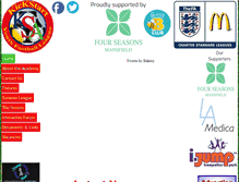 Tablet Screenshot of kickstartfootball.co.uk